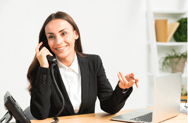 female employee on cold call cold calling training course success institute australia