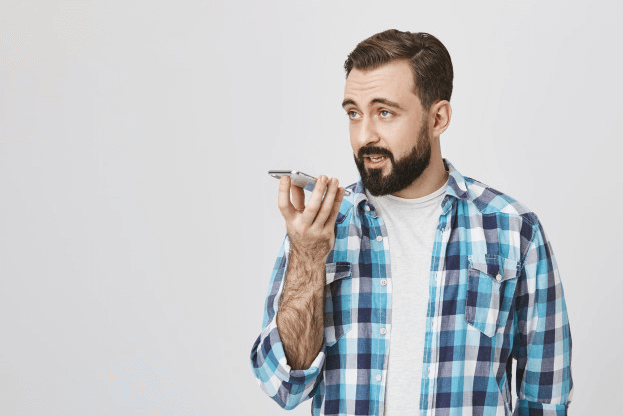 man recording voice cold calling training course success institute australia